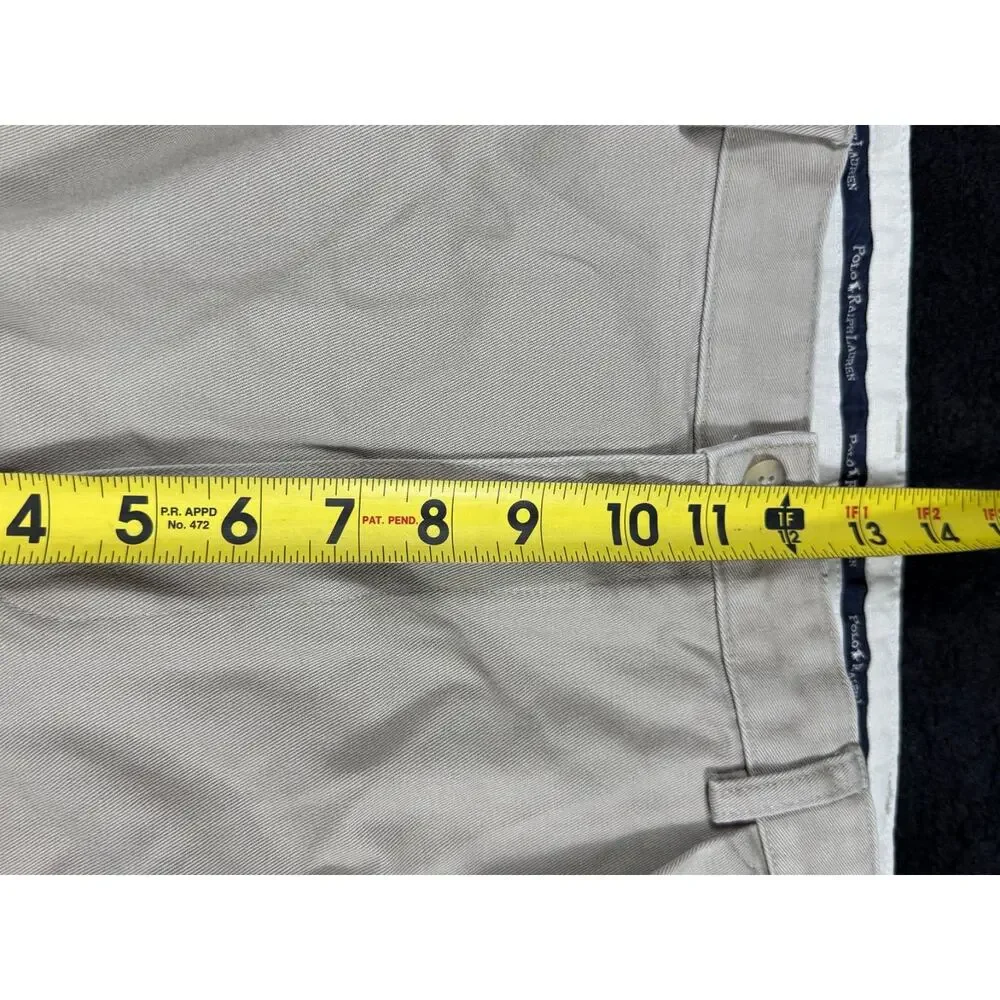 Polo Ralph Lauren Pants Mens 36x32 Andrew Pant Tan Chino Casual Cotton Preppy